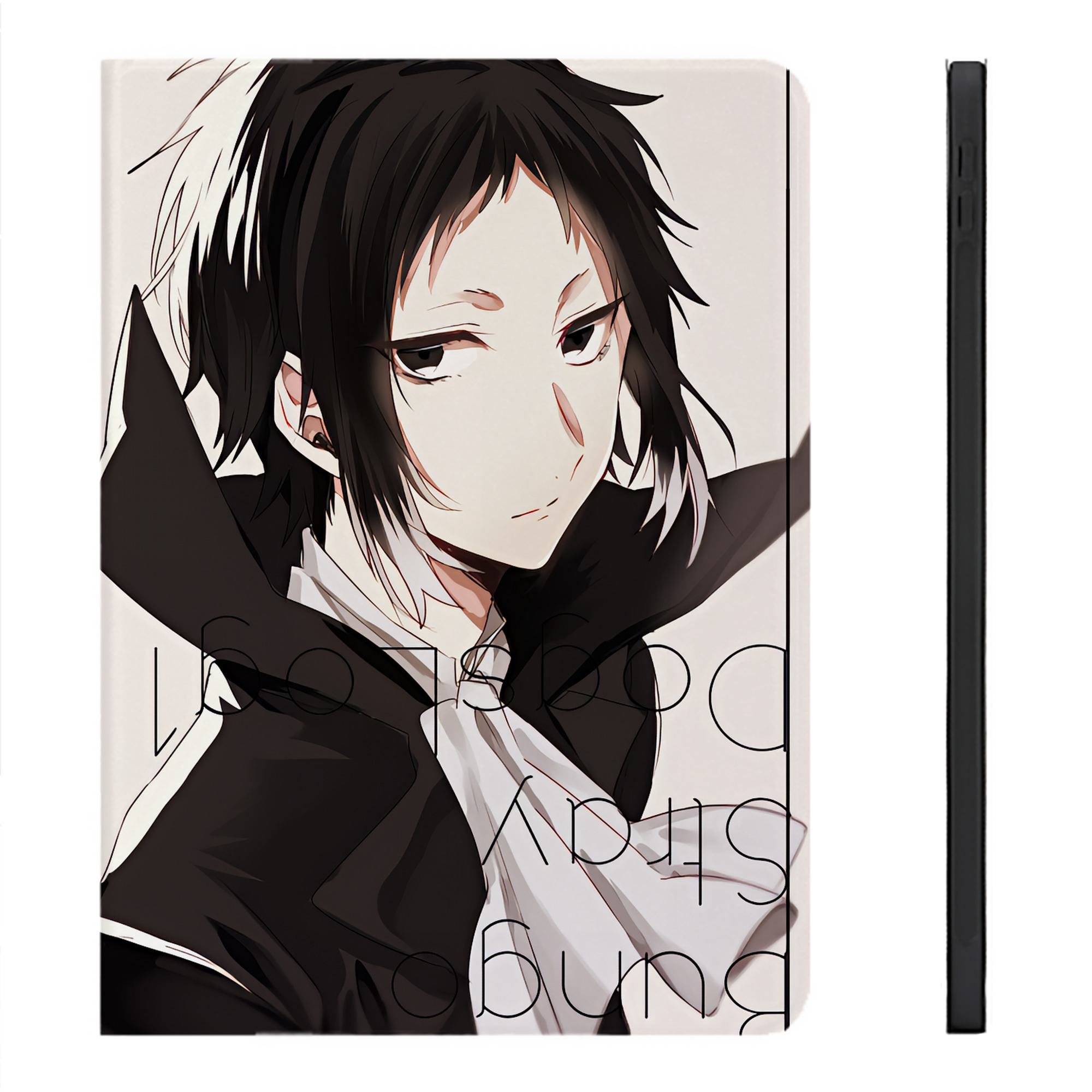 （画像用） 文豪ストレイドッグス Bungo Stray Dogs IPadケース ペンホルダー付き ブックスタイルデザイン